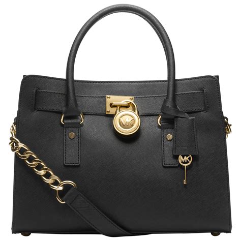 michael michael kors hamilton saffiano leather east west satchel black|Michael Kors Hamilton E/W Saffiano Satchel Handbag.